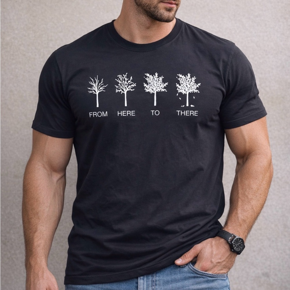 PacSun Black Tree Graphic Tee